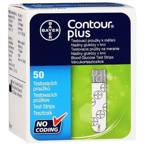 نوار تست قند خون کنتور پلاس (contour plus)