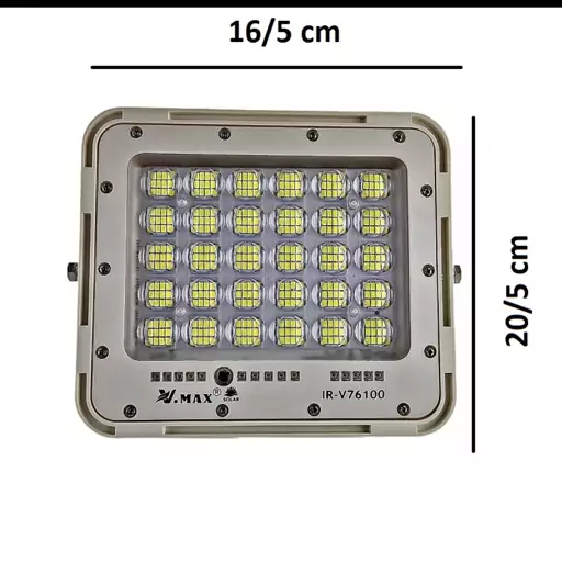 پروژکتور خورشیدی 100 وات ویمکس  پنل جدا با گارانتی و چشمکزن