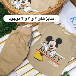 تیشرت و شلوارک اسپرت نخ پنبه