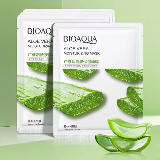   ماسک ورقه ای آلوئه ورا بیوآکوا اصل و اورجینال BIOAQUA