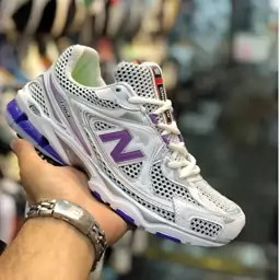 کتونی نیوبلانس 1064 مردانه رنگ سفید بنفش جدید و ترند NEW BALANCE 