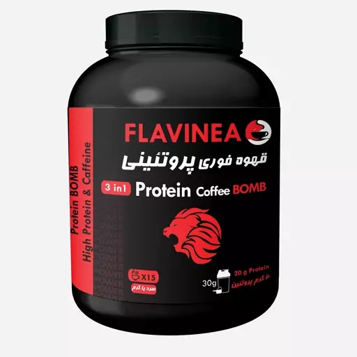 قهوه پروتئینی 3x1 فلاوینا - 450 گرم