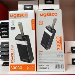 پاوربانک  ip 10 mossco  کاملا اورجینال
30هزار  میلی آمپر ظرفیت
6 ماه گارانتی تعویض