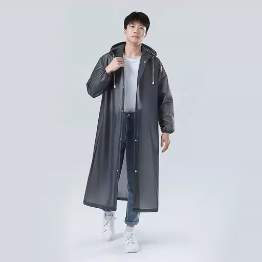 کاور بارانی یونیسکس برند اوا محصول کره جنوبی موجود در دو رنگ EVA Raincoat