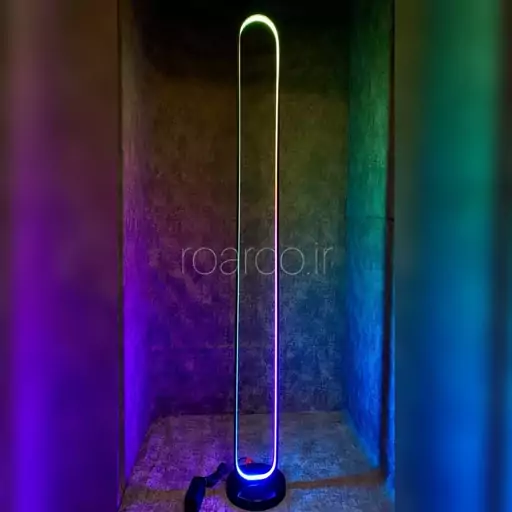 اباژور کرنر مدرن مدل بیضی نور  RGB