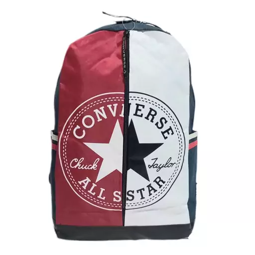 کوله پشتی برزنتی قرمز سفید کانورس آل استار converse all star