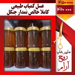 عسل کمیاب نمدار جنگل کاملا طبیعی خالص و ارگانیک 