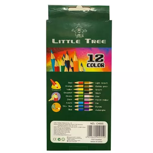 مداد رنگی 12 رنگ LITTLE TREE لیتل تری مدل C4055