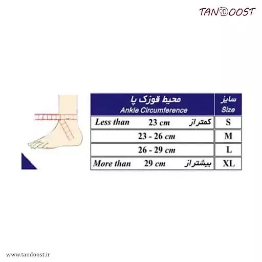 قوزک بند دولایه کشی