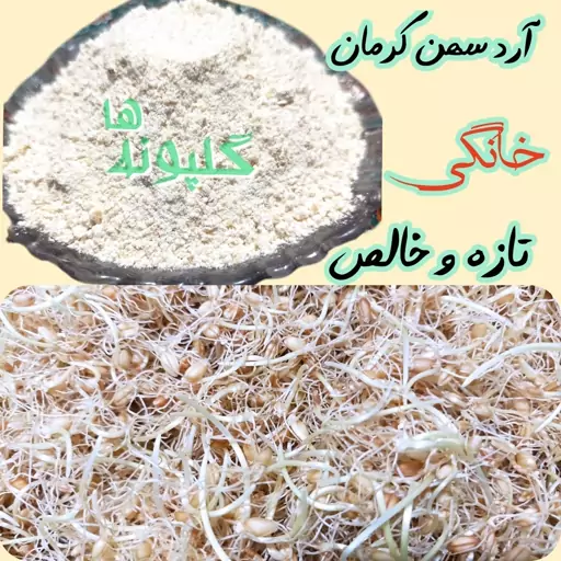 آرد سهن خانگی یا پودر جوانه گندم