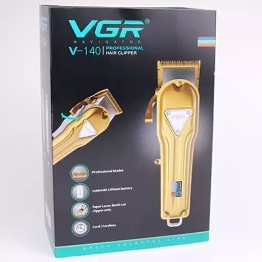 ماشین اصلاح موی سر و صورت VGR مدل V-140 نقره ای