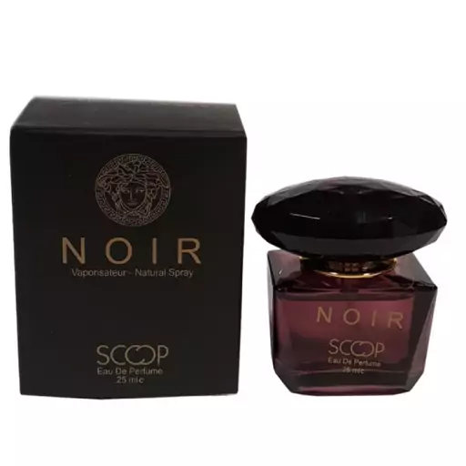 عطر جیبی زنانه اسکوپ مدل Crystal Noir حجم 25 میلی لیتر