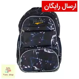 کوله پشتی دخترانه و پسرانه طرح آبرنگی 02 