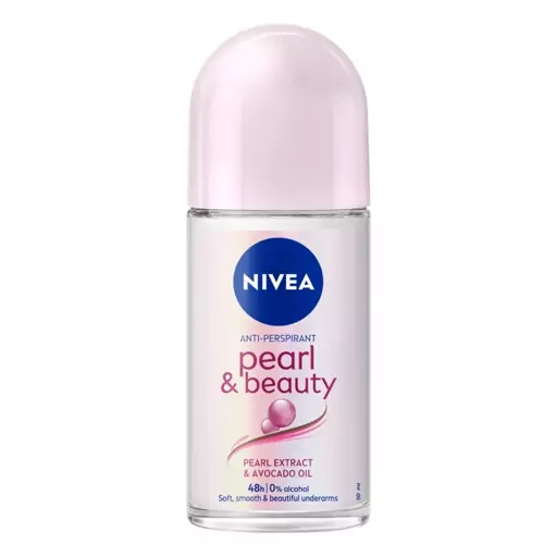 مام رولی نیوآ  nivea pearl and beauty    حجم 50 میلی لیتر مناسب بانوان 