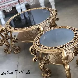 میزعسلی سلطنتی گرد کد 307 شیشه خور ارسال کشوری