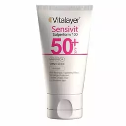 کرم ضد آفتاب بی رنگ پوست حساس Sensivit SPF50 ویتالیر 40ml