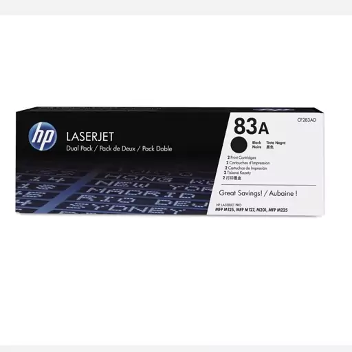 کارتریج hp 83A طرح گرید A