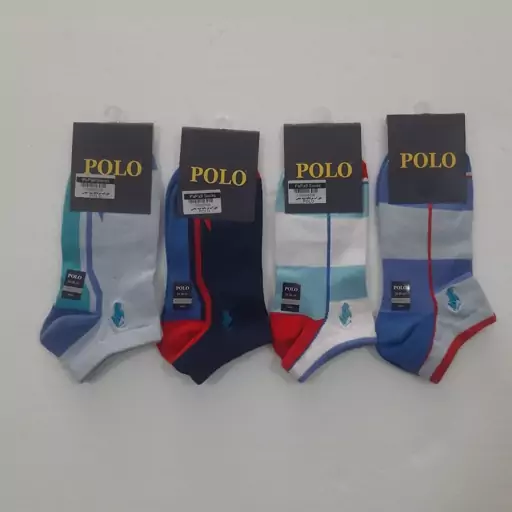 جوراب مردانه مچی نخ پنبه برند POLO