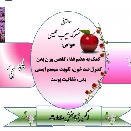 سرکه سیب سنتی غلیظ و خالص بدون هیچ افزودنی