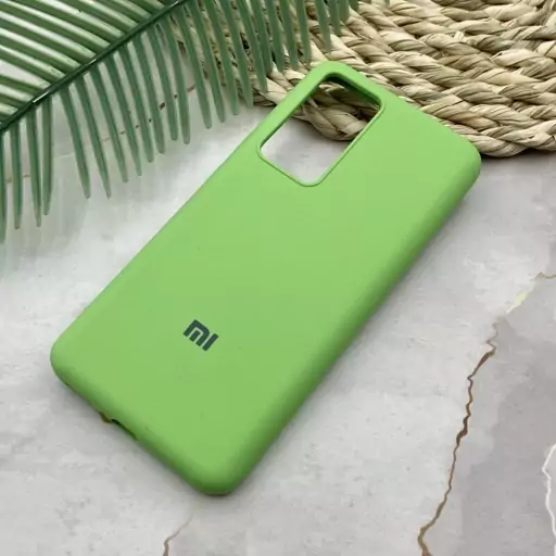 قاب گوشی Xiaomi 12T - Xiaomi 12T Pro - Redmi K50 Ultra شیائومی سیلیکونی پاک کنی اورجینال داخل پارچه ای رنگ سبز کد 24704