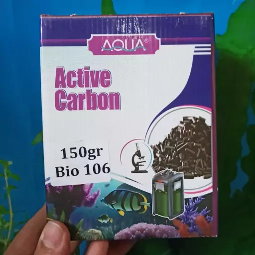 ذغال اکتیو کربن فعال آکواریوم AQUA150gr BIO106