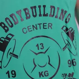 تاپ مردانه قهرمانی نخ پنبه BODY BUILDING کد 11005 