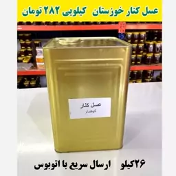 عسل کنار خوزستان عمده (26 کیلو خالص در حلب )ارسال با  اتوبوس 