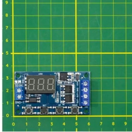  ماژول تایمر قابل تنظیم 12 تا 24  ولت با خروجی CMOS