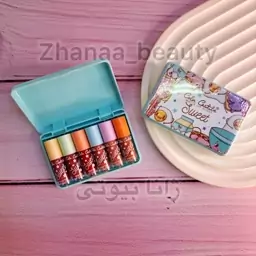 پک رژ لب مایع 6 عددی کالر کاستل