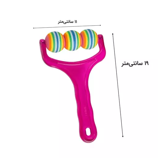 ماساژور دستی بدن و صورت فومی تن زیپ