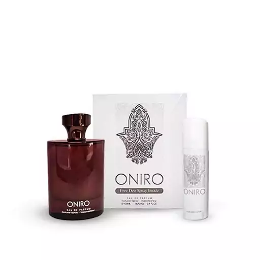 ادکلن اونیرو با اسپری فرگرانس ورد 100 میل   Fragrance World Oniro