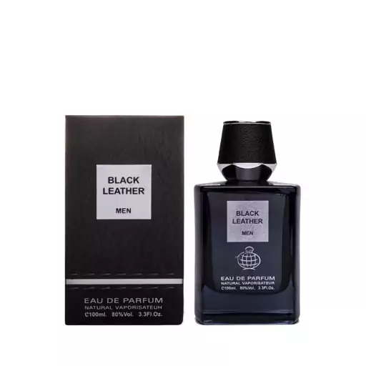 ادکلن مردانه بلک لدر (رایحه کرید اونتوس) فراگرنس ورد با اسپری Fragrance world black leather