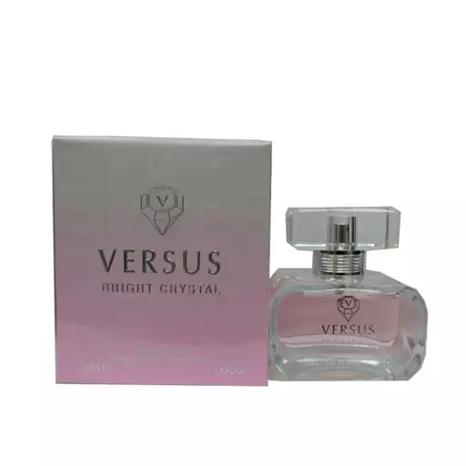 ادکلن زنانه ورسوس ورساچه برایت کریستال صورتی فراگرنس ورد  Versus Bright crystal Fragrance world