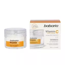 کرم روشن کننده صورت ویتامین سی باباریا babaria مدل Vitamin C حجم 50 میل