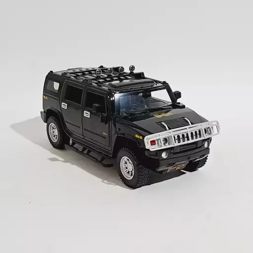 ماکت ماشین فلزی Hummer H2 رنگ مشکی مقیاس یک بیست و چهارم