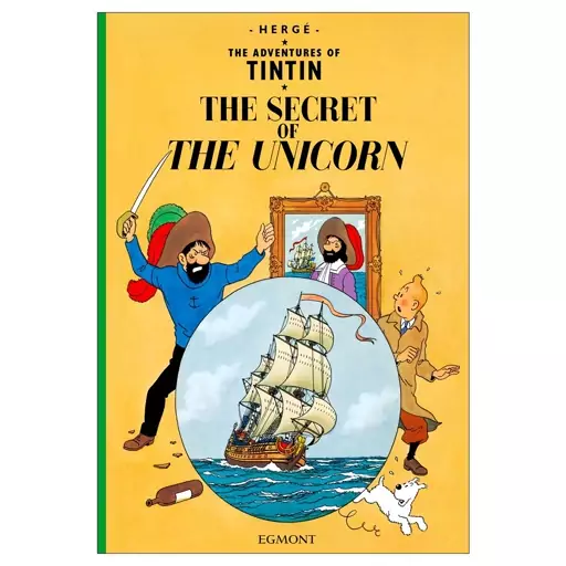 کتاب ماجراهای تن تن و میلو، راز اسب تک شاخ، (The Adventures of Tintin Secret of The Unicorn)، زبان انگلیسی