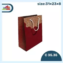 ساک هدیه طرح فانتزی اسلیمی (کد 35.35)