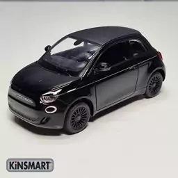 ماکت فیات 500 مشکی کینسمارت (FIAT 500 kinsmart) 