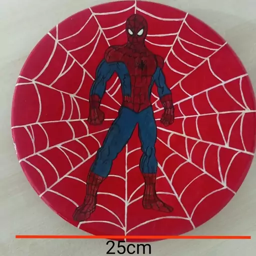 بشقاب دیوارکوب طرح مرد عنکبوتی (spider man)