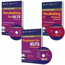 مجموعه 3 جلدی کمبریج وکبیولری اند گرامر فور آیلتس Cambridge Vocabulary and Grammar for IELTS