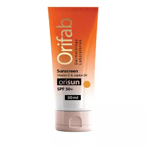 کرم ضد آفتاب بی رنگ اوری فاب مدل Orisun با SPF50 مناسب انواع پوست حجم 50 میلی لیتر