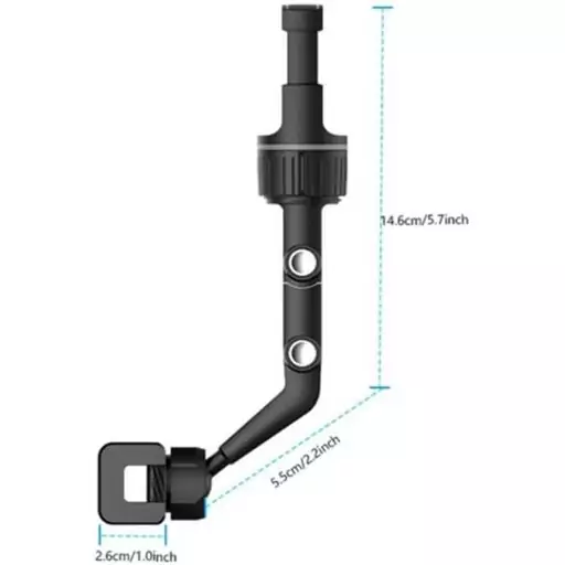 نگهدارنده تلفن آینه دید عقب چند منظوره 360 درجه برای خودرو