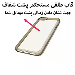 قاب گوشی موبایل اپل7-ایفون8-se2020.مدل پشت شفاف جذاب طلقی 