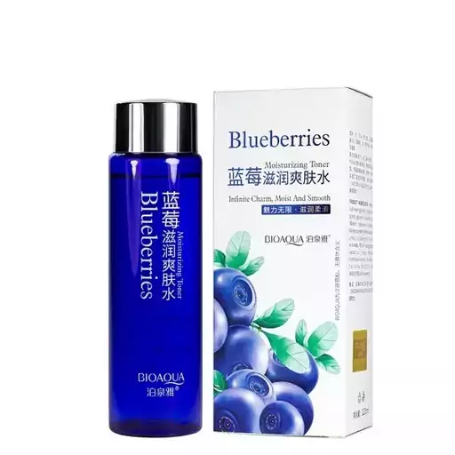 تونر آبرسان صورت بلوبری بایوآکوا (Bioaqua Blueberries Moistturizing Toner) حجم 120 میل