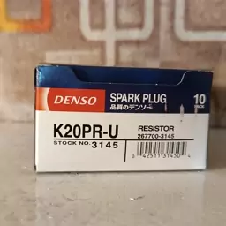 شمع دنسو (DENSO)پایه کوتاه تک پلاتین ذغالی کد PRU20K ژاپن (1 عددی )