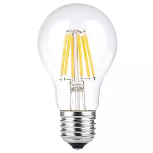 لامپ ادیسونی حبابی فیلامنتی Filament A60 E27 6W