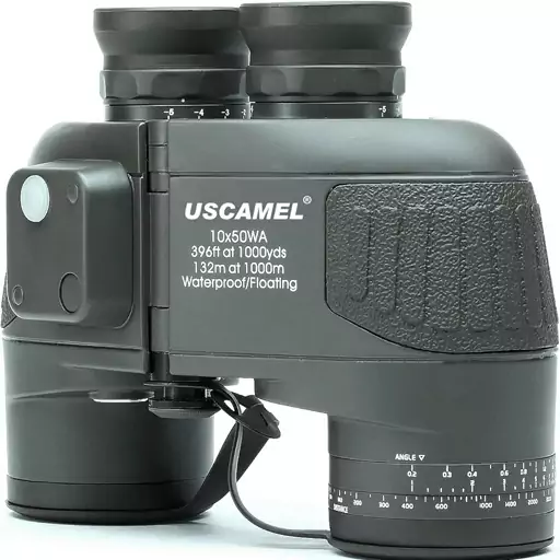 دوربین شکاری دریایی ضد آب قطب نما مسافت یاب USCAMEL 10X50