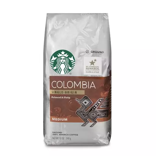 قهوه اسپرسو استارباکس کلمبیا(سینگل-اوریگین) 200گرمی starbucks colombia single-origin