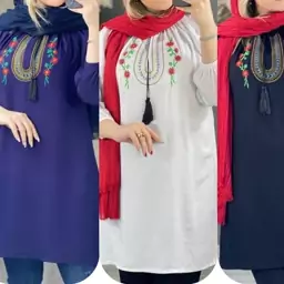 شومیز نخی زنانه شومیز نخی و گلدوزی اعلا ارسال رایگان