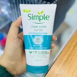 ژل اسکراب سیمپل مدل Clear Pore حجم 150 میلی